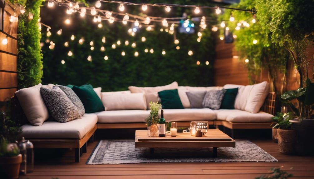 stylish outdoor furniture arrangements